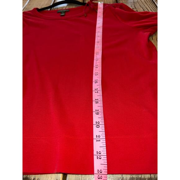 LRL Ralph Lauren red pullover women’s L/S top size XL 100% cotton casual shirt - Picture 5 of 7